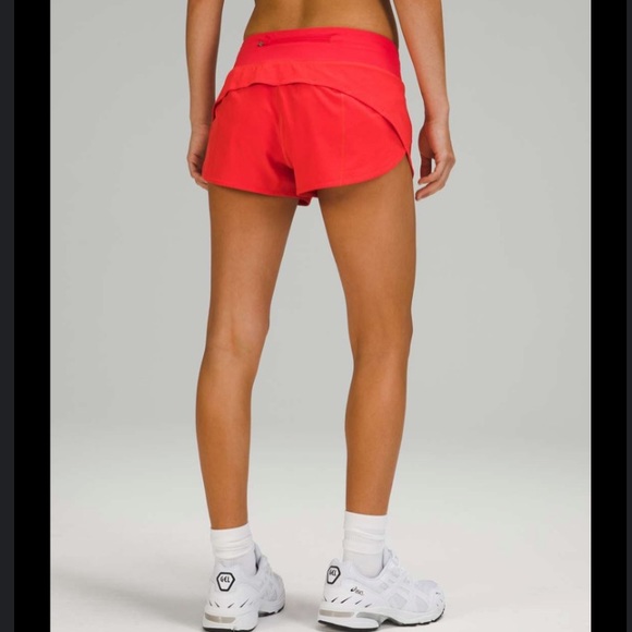 lululemon athletica Pants - Lululemon Speed Up Low-Rise Short 2.5" Carnation Red Size 0